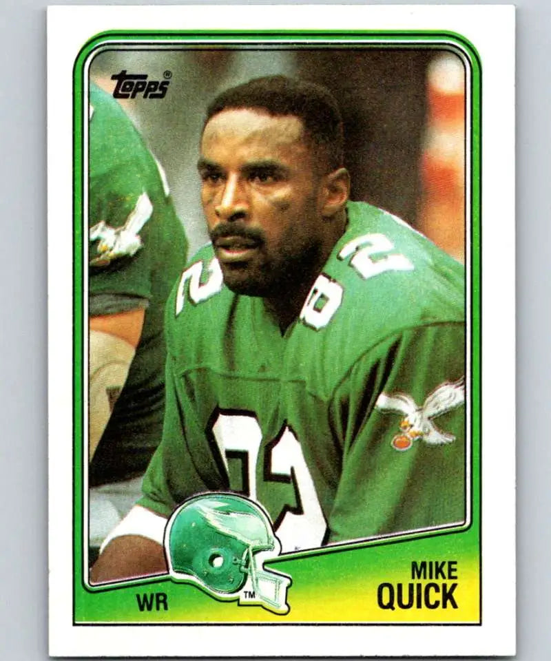 1988 Topps #237 Mike Quick EX Excellent Philadelphia Eagles Football Card - Football Card Single