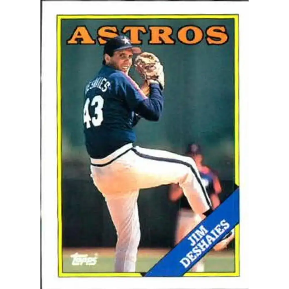 1988 Topps #24 Jim Deshaies NM-MT Houston Astros Baseball Card - Baseball Card Single