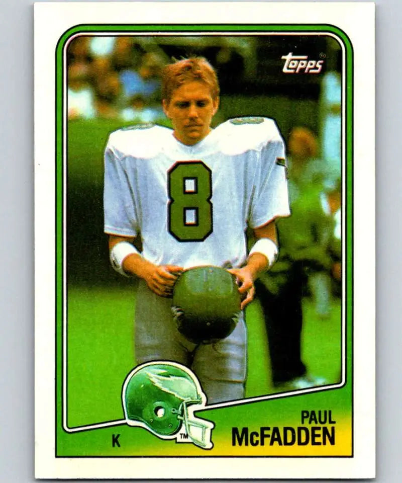 1988 Topps #240 Paul McFadden EX Excellent Philadelphia Eagles Football Card - Football Card Single