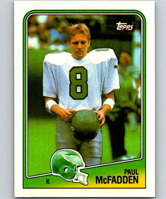 1988 Topps #240 Paul McFadden EX Excellent Philadelphia Eagles Football Card