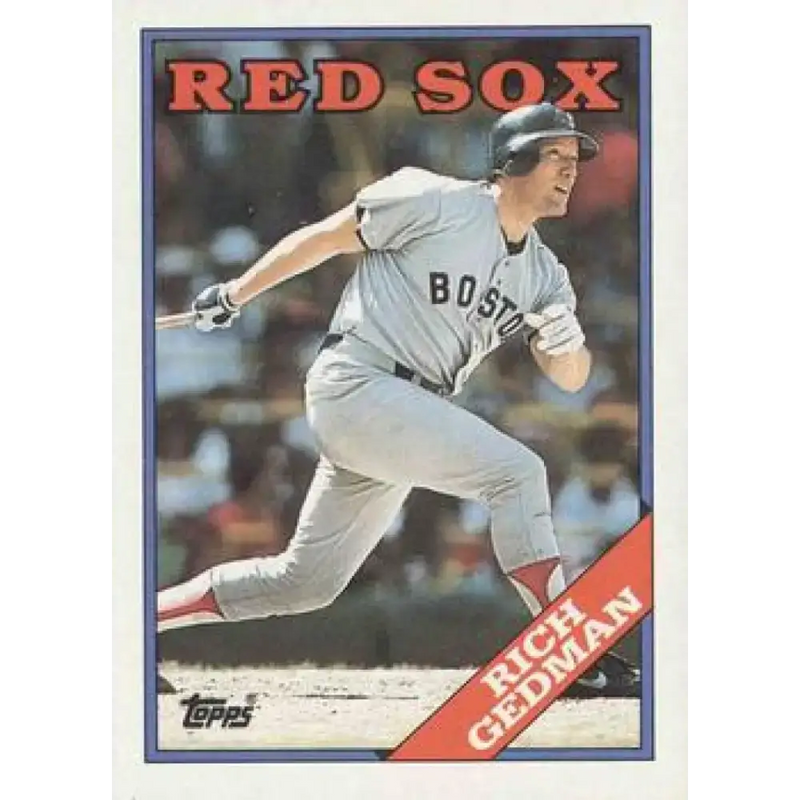 1988 Topps #245 Rich Gedman NM-MT Boston Red Sox Baseball Card - Baseball Card Single