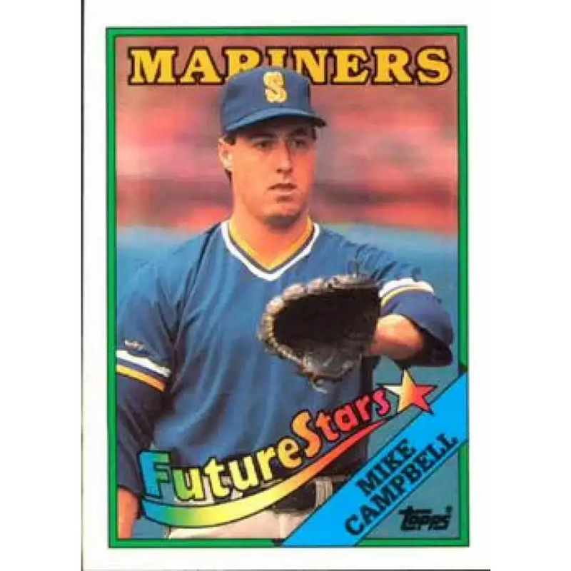 1988 Topps #246 Mike Campbell NM-MT RC Rookie Seattle Mariners Baseball Card - Baseball Card Single