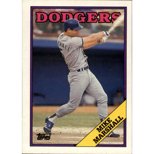 1988 Topps #249 Mike Marshall NM-MT Los Angeles Dodgers Baseball Card - Baseball Card Single