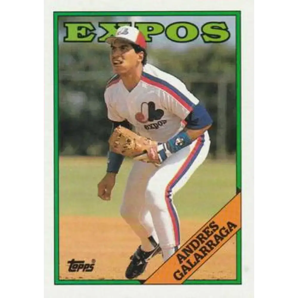 1988 Topps #25 Andres Galarraga NM-MT Montreal Expos Baseball Card - Baseball Card Single