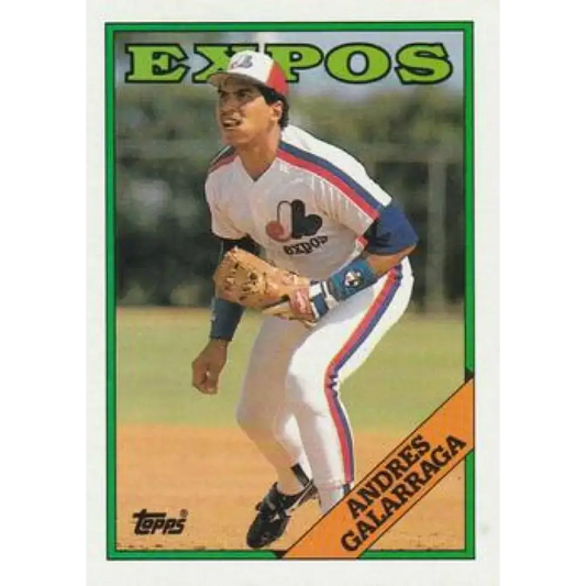 1988 Topps #25 Andres Galarraga NM-MT Montreal Expos Baseball Card - Baseball Card Single