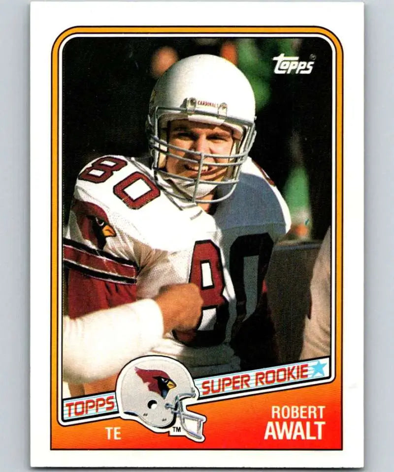 1988 Topps #255 Robert Awalt EX Excellent RC Rookie Phoenix Cardinals Football Card - Football Card Single