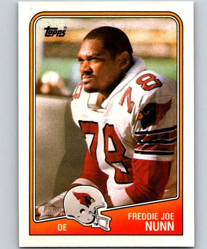 1988 Topps #256 Freddie Joe Nunn EX Excellent Phoenix Cardinals Football Card - Football Card Single