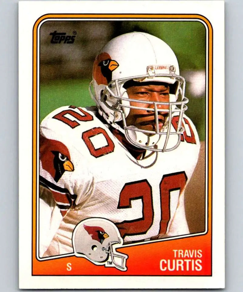 1988 Topps #258 Travis Curtis EX Excellent Phoenix Cardinals Football Card - Football Card Single