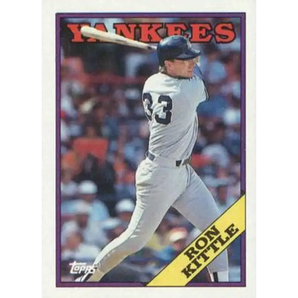 1988 Topps #259 Ron Kittle NM-MT New York Yankees Baseball Card - Baseball Card Single