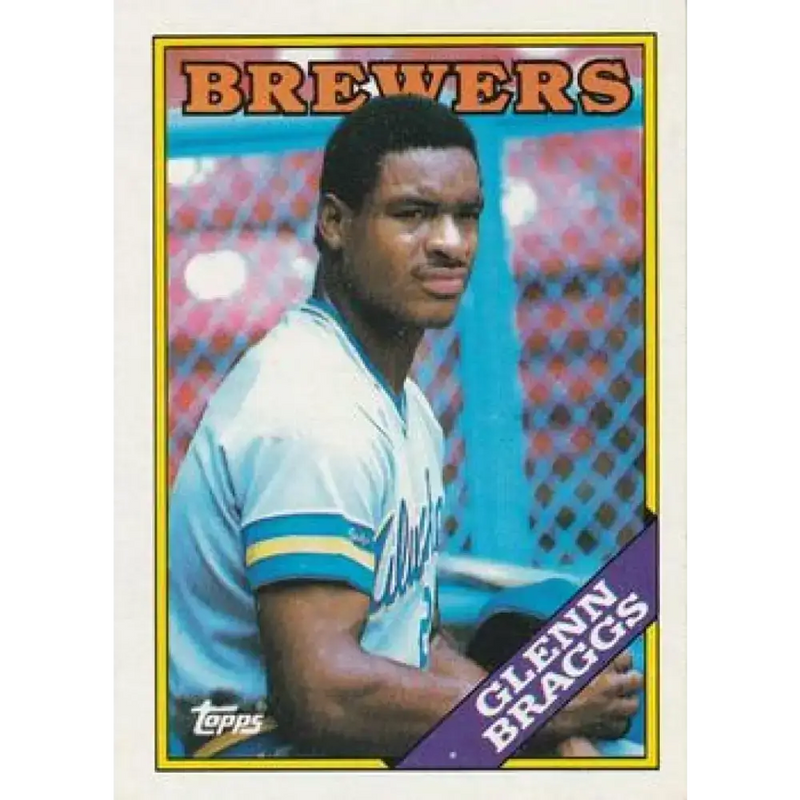 1988 Topps #263 Glenn Braggs NM-MT Milwaukee Brewers Baseball Card - Baseball Card Single