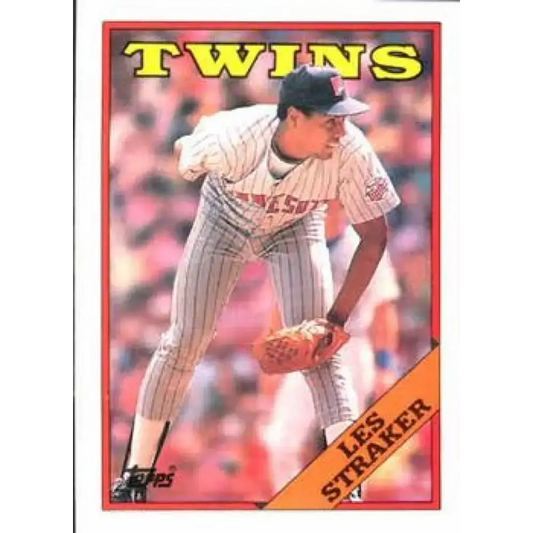 1988 Topps #264 Les Straker NM-MT Minnesota Twins Baseball Card