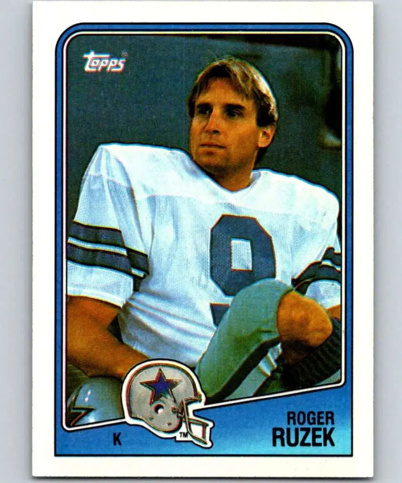1988 Topps #264 Roger Ruzek EX Excellent RC Rookie Dallas Cowboys Football Card - Football Card Single