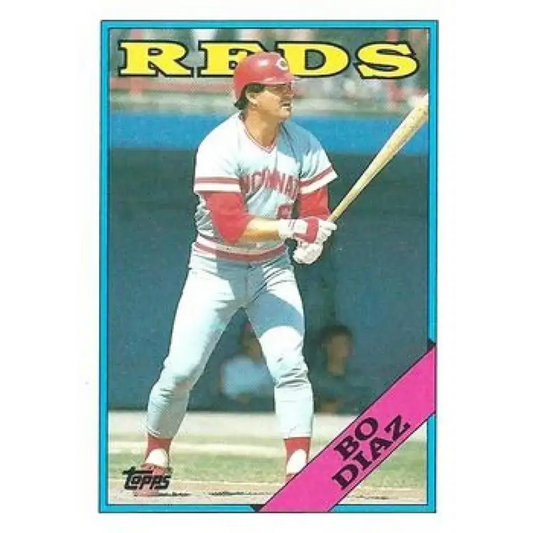 1988 Topps #265 Bo Diaz NM-MT Cincinnati Reds Baseball Card - Baseball Card Single