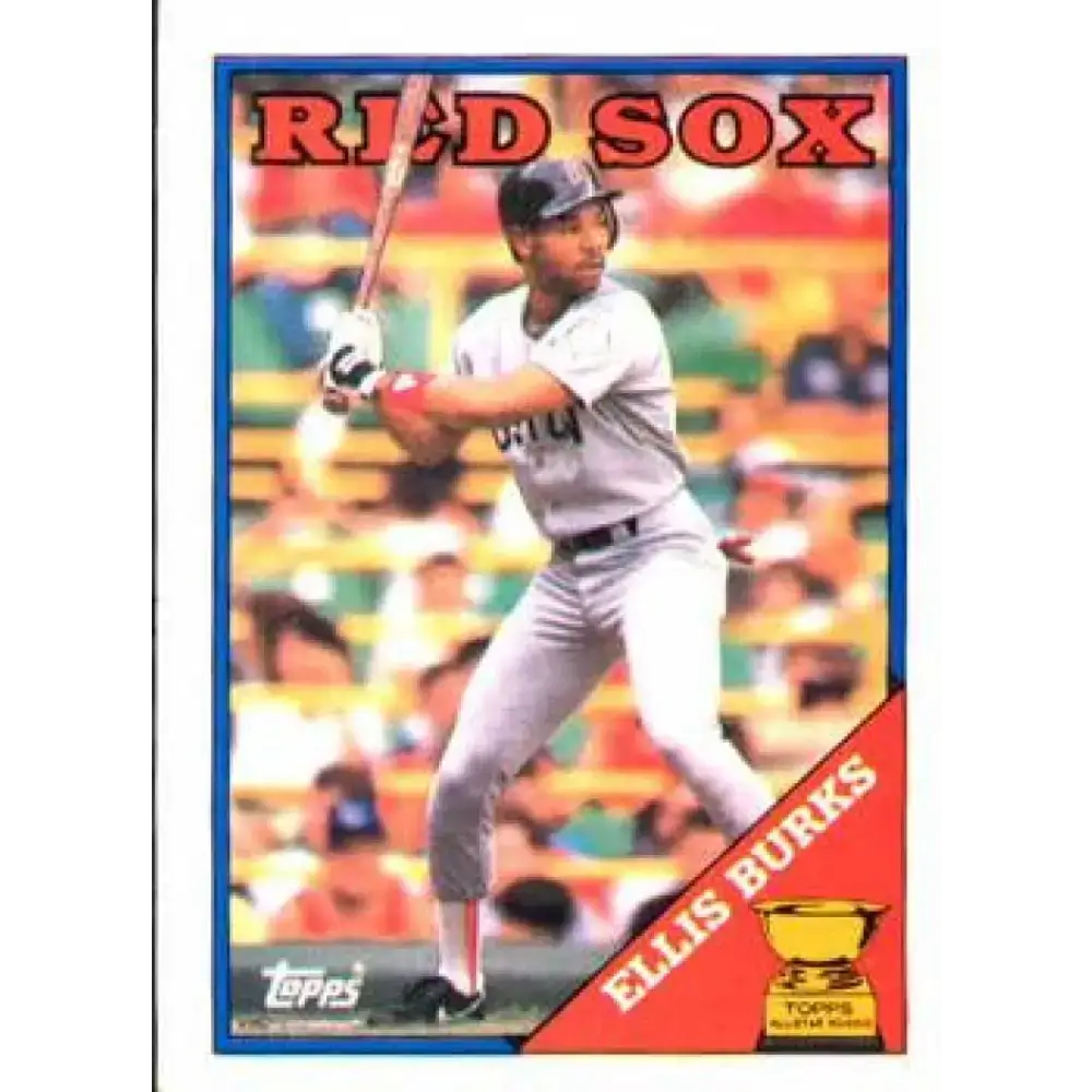 1988 Topps #269 Ellis Burks NM-MT RC Rookie Boston Red Sox Baseball Card - Baseball Card Single