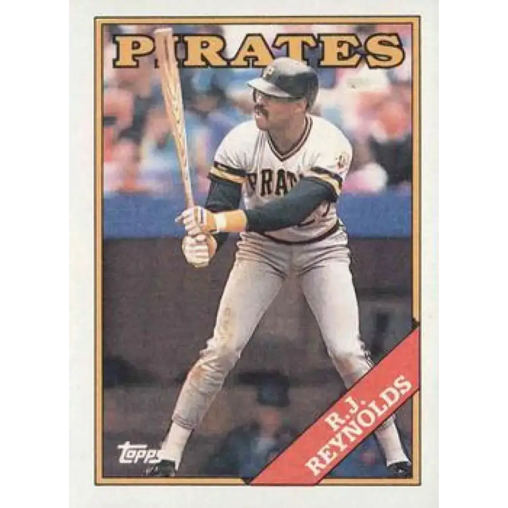 1988 Topps #27 R.J. Reynolds NM-MT Pittsburgh Pirates Baseball Card - Baseball Card Single