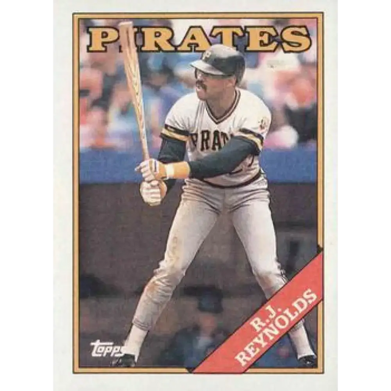 1988 Topps #27 R.J. Reynolds NM-MT Pittsburgh Pirates Baseball Card - Baseball Card Single