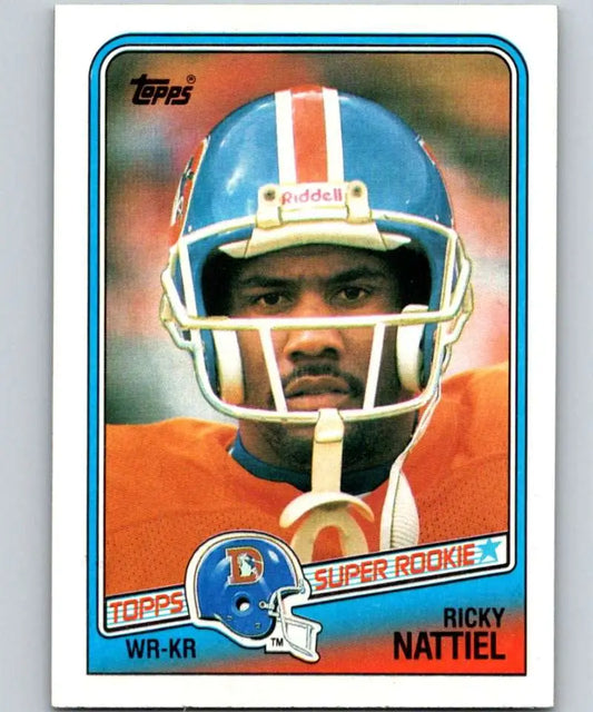 1988 Topps #27 Ricky Nattiel EX Excellent RC Rookie Denver Broncos Football Card