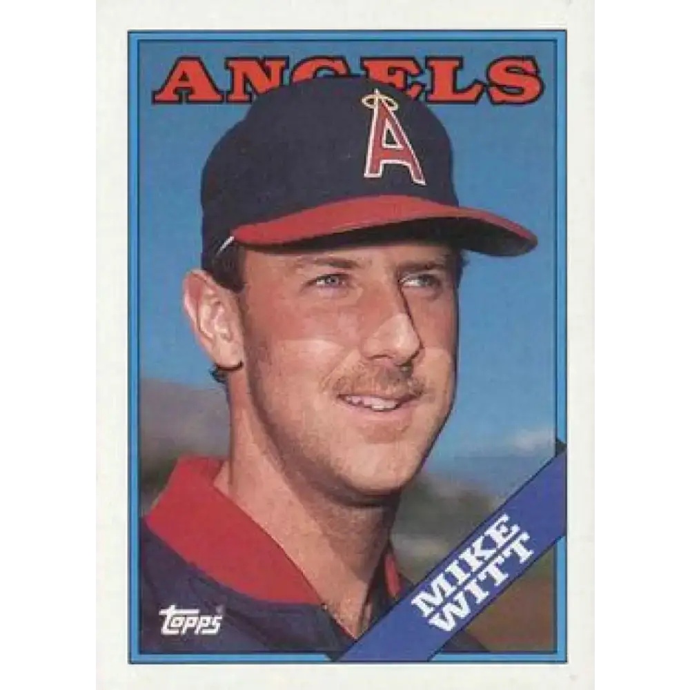 1988 Topps #270 Mike Witt NM-MT California Angels Baseball Card - Baseball Card Single