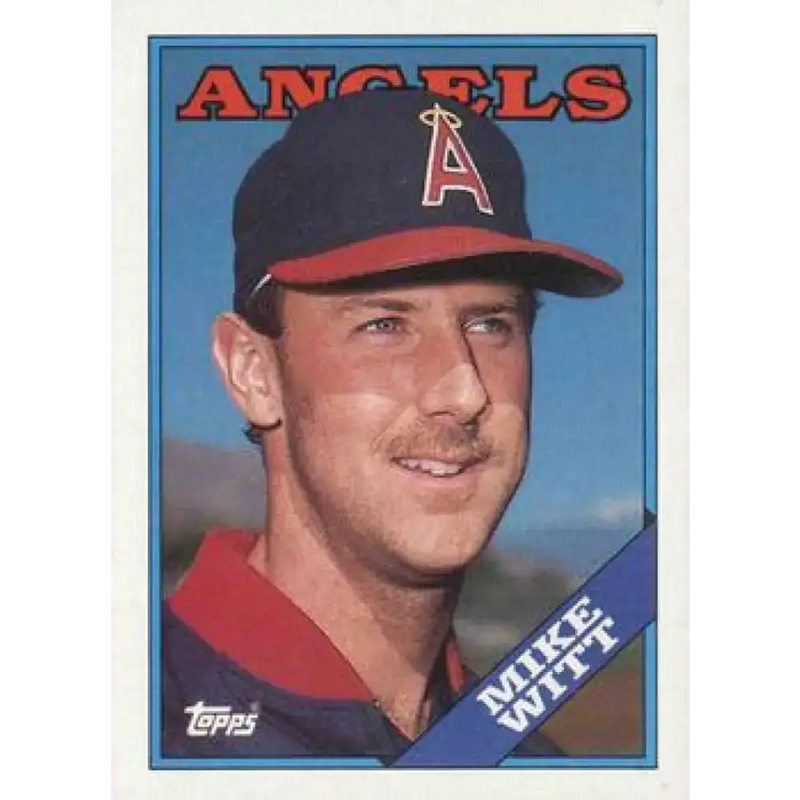 1988 Topps #270 Mike Witt NM-MT California Angels Baseball Card - Baseball Card Single