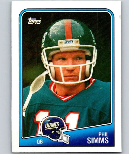 1988 Topps #272 Phil Simms EX Excellent New York Giants Football Card