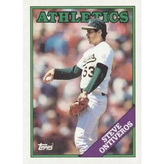 1988 Topps #272 Steve Ontiveros NM-MT Oakland Athletics Baseball Card