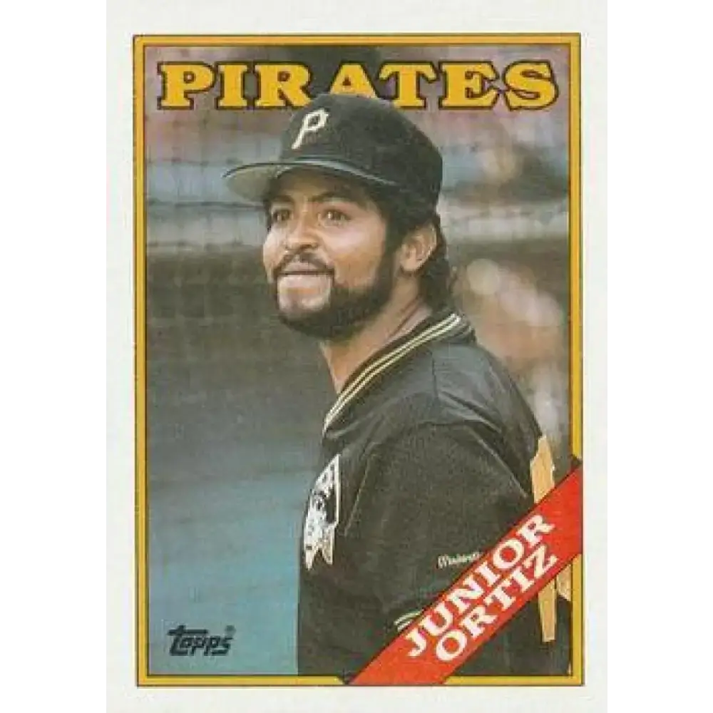1988 Topps #274 Junior Ortiz NM-MT Pittsburgh Pirates Baseball Card - Baseball Card Single