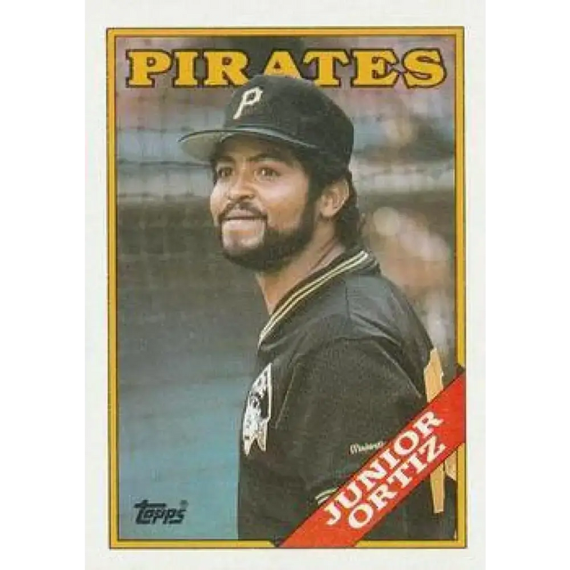1988 Topps #274 Junior Ortiz NM-MT Pittsburgh Pirates Baseball Card - Baseball Card Single