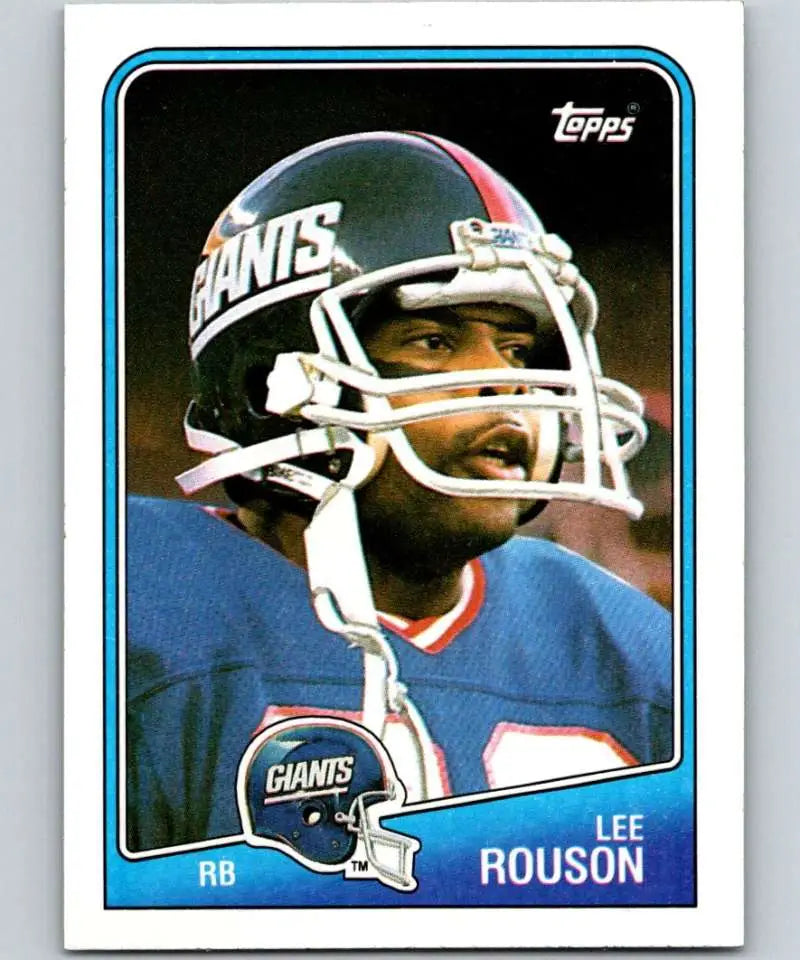 1988 Topps #274 Lee Rouson EX Excellent New York Giants Football Card