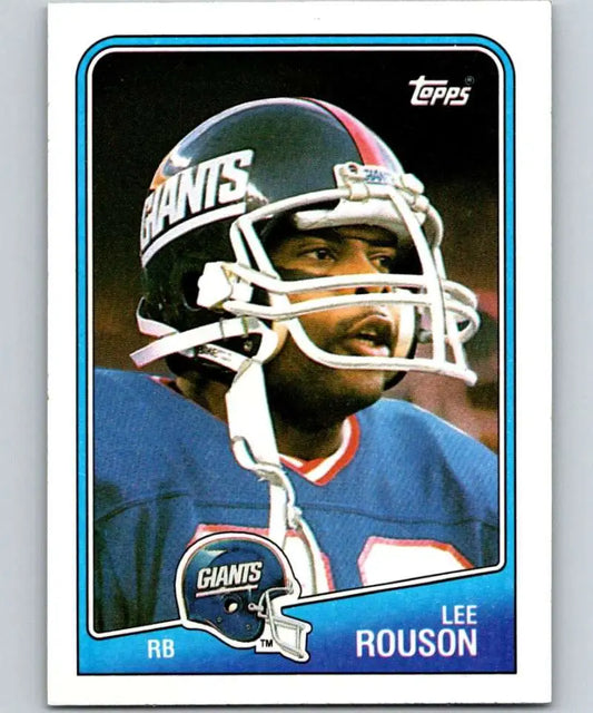 1988 Topps #274 Lee Rouson EX Excellent New York Giants Football Card