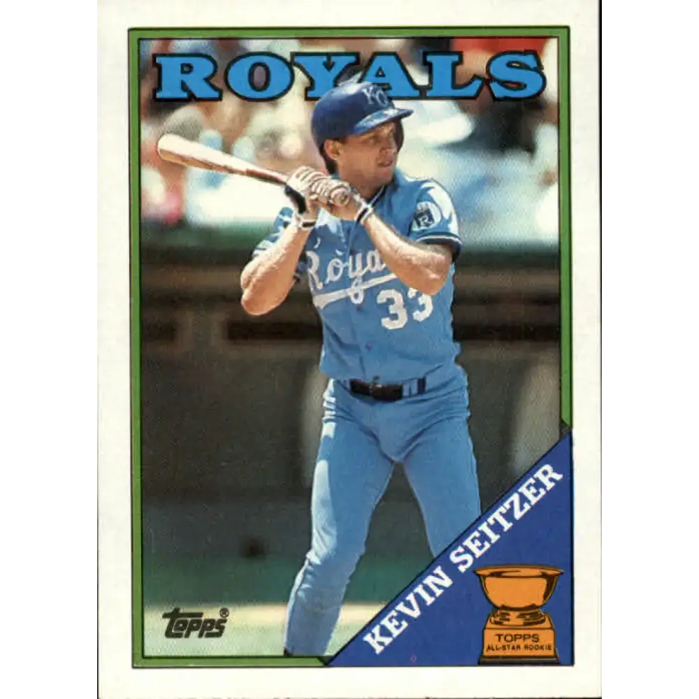 1988 Topps #275 Kevin Seitzer NM-MT Kansas City Royals Baseball Card - Baseball Card Single