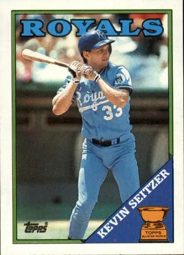 1988 Topps #275 Kevin Seitzer NM-MT Royals - Baseball Card Single