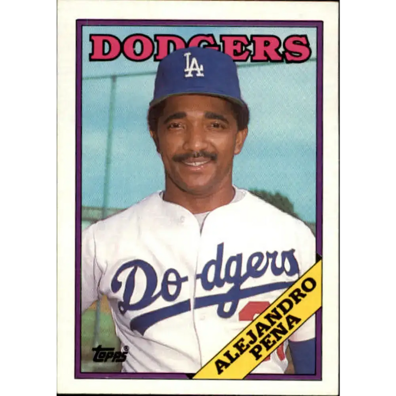 1988 Topps #277 Alejandro Pena NM-MT Los Angeles Dodgers Baseball Card - Baseball Card Single