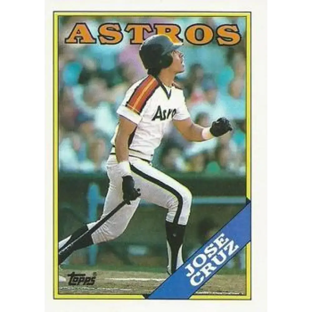 1988 Topps #278 Jose Cruz NM-MT Houston Astros Baseball Card - Baseball Card Single
