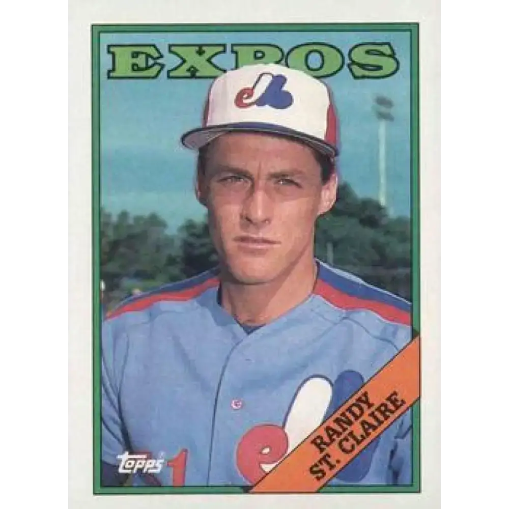 1988 Topps #279 Randy St. Claire NM-MT Montreal Expos Baseball Card - Baseball Card Single