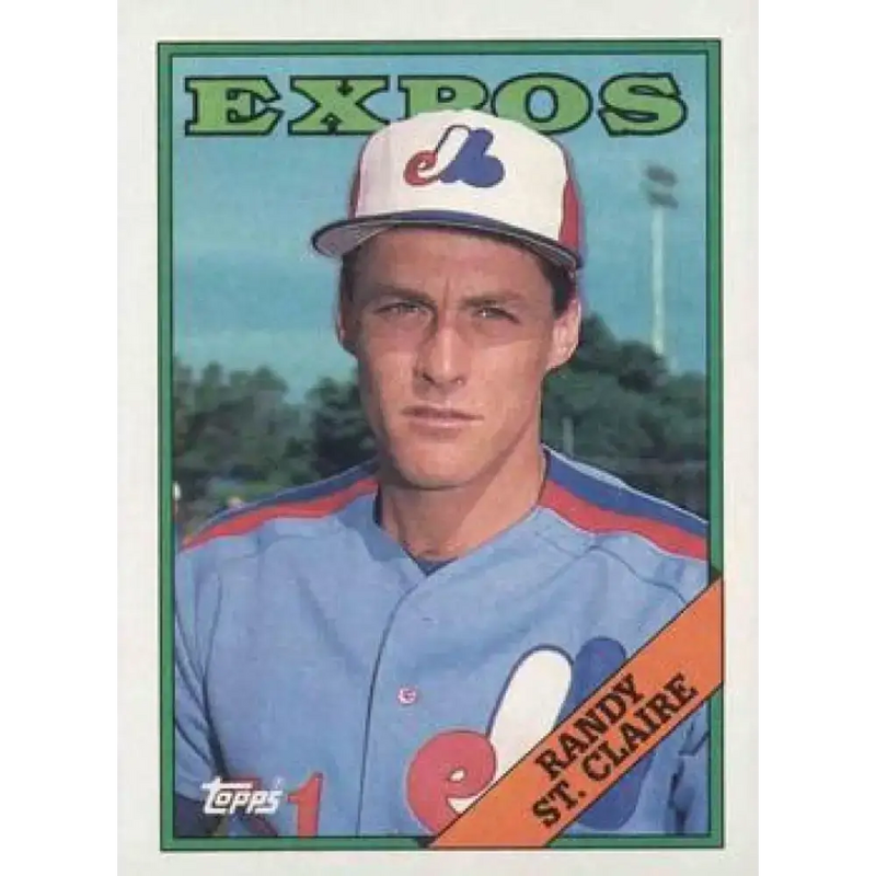 1988 Topps #279 Randy St. Claire NM-MT Montreal Expos Baseball Card - Baseball Card Single