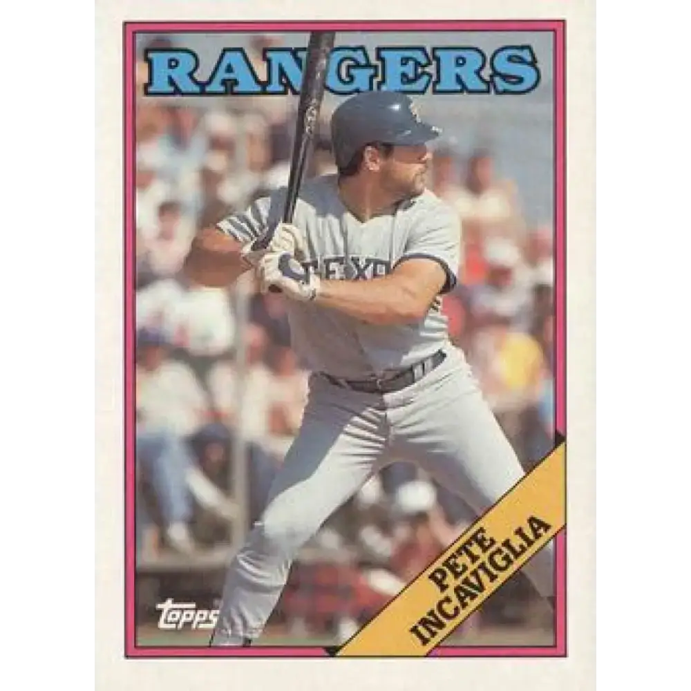 1988 Topps #280 Pete Incaviglia NM-MT Texas Rangers Baseball Card - Baseball Card Single