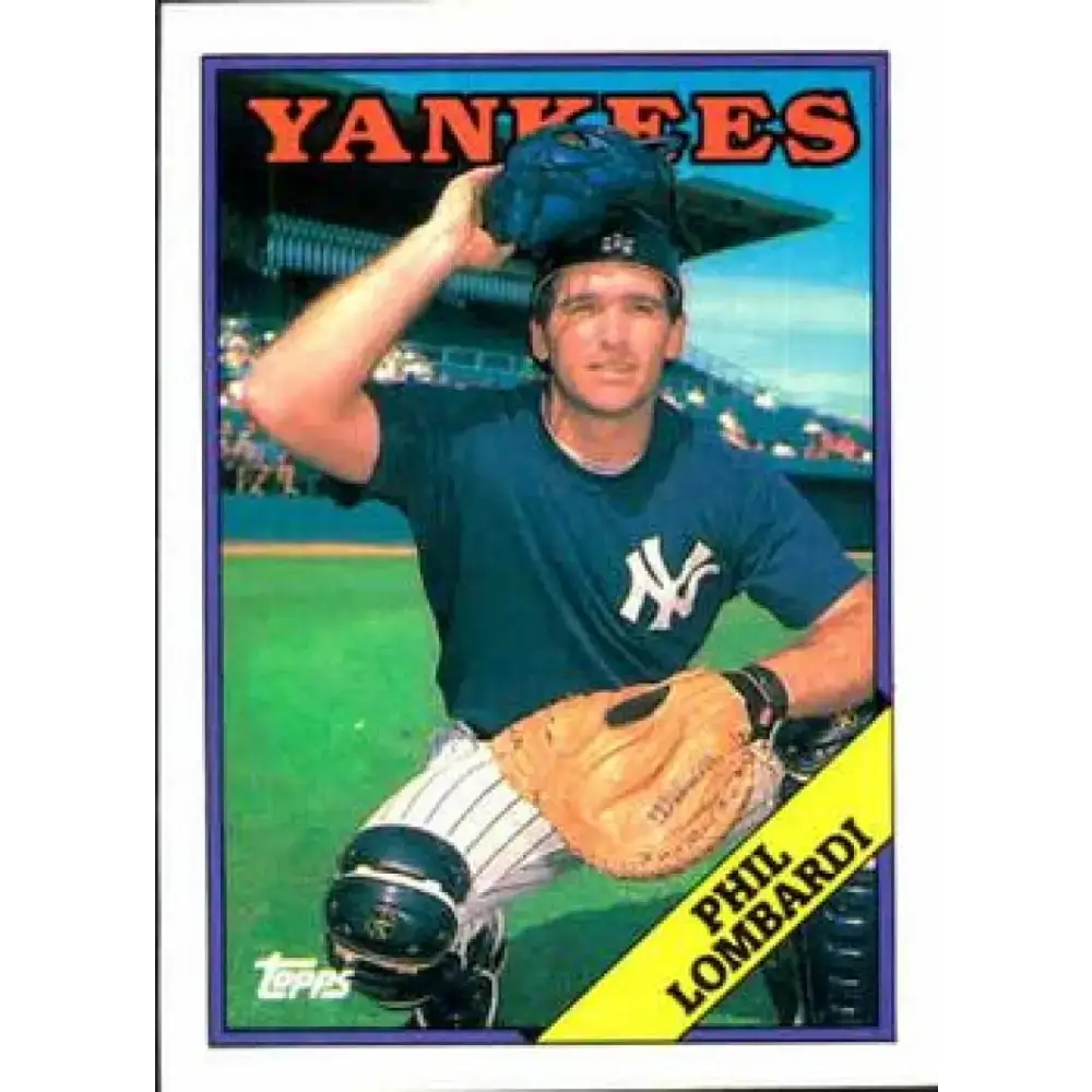 1988 Topps #283 Phil Lombardi NM-MT New York Yankees Baseball Card - Baseball Card Single