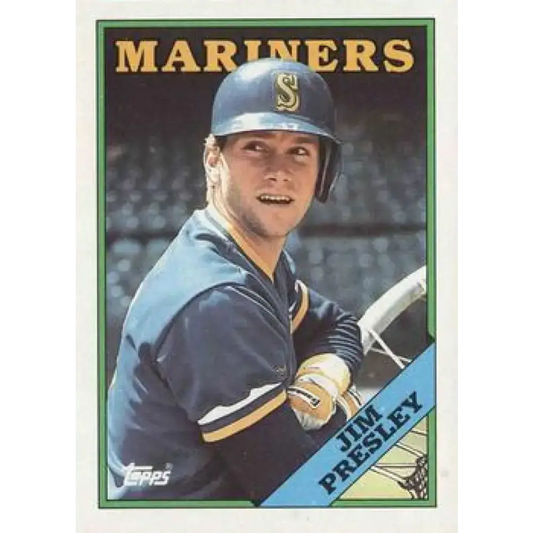 1988 Topps #285 Jim Presley NM-MT Seattle Mariners Baseball Card