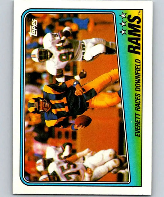 1988 Topps #287 Jim Everett EX Excellent Los Angeles Rams Football Card