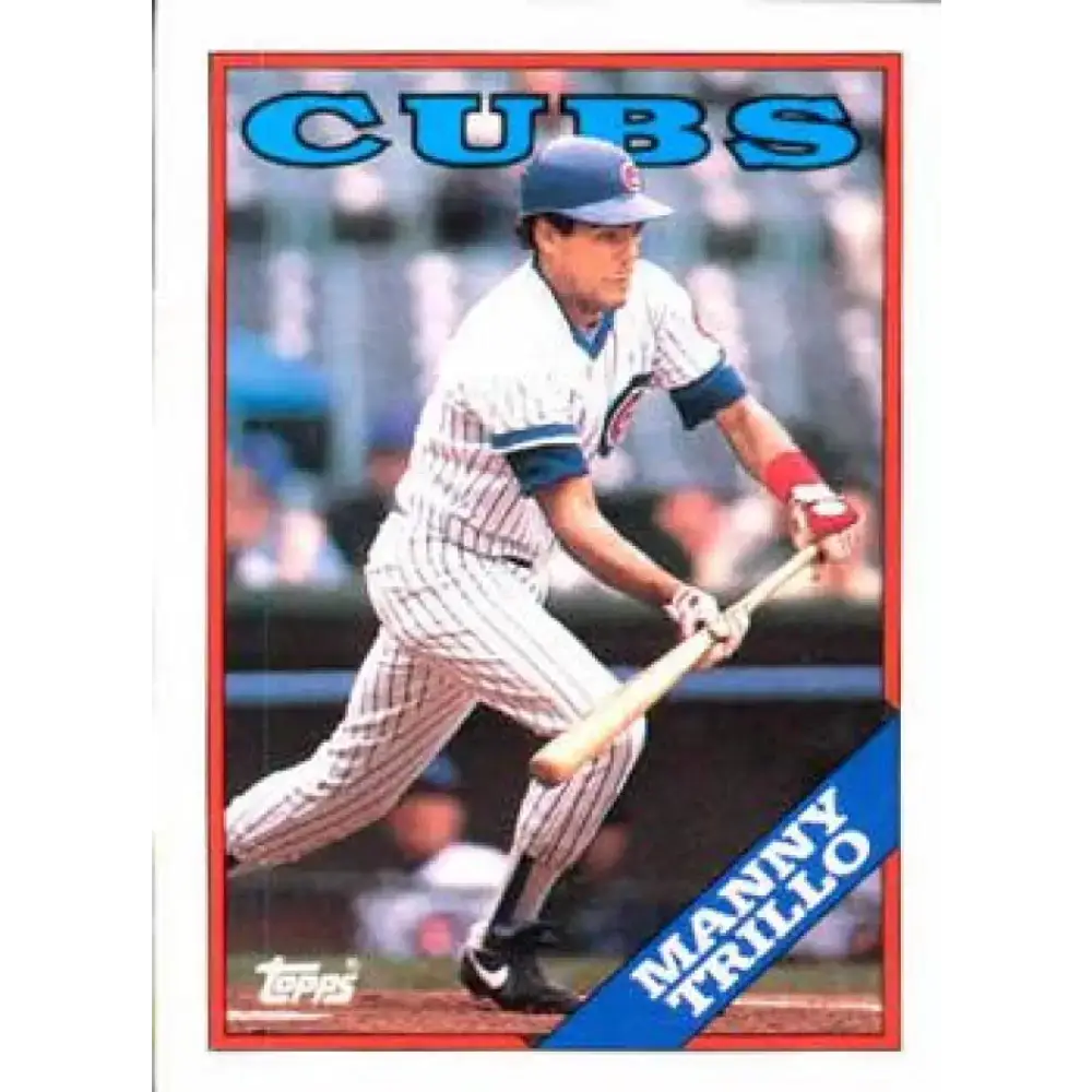 1988 Topps #287 Manny Trillo NM-MT Chicago Cubs Baseball Card - Baseball Card Single