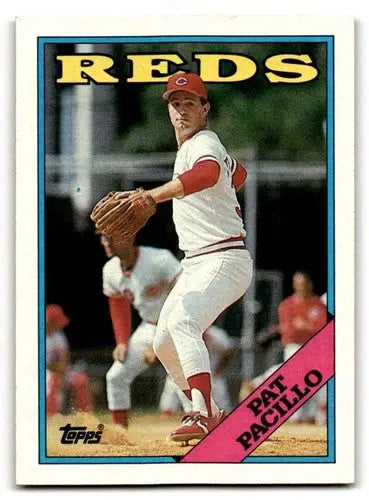 Original gloss baseball card featuring Pat Pacillo Cincinnati Reds, 1988 Topps #288