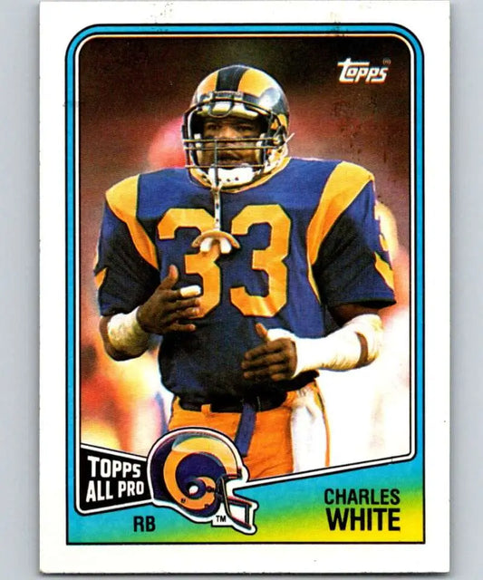 1988 Topps #289 Charles White EX Excellent Los Angeles Rams Football Card