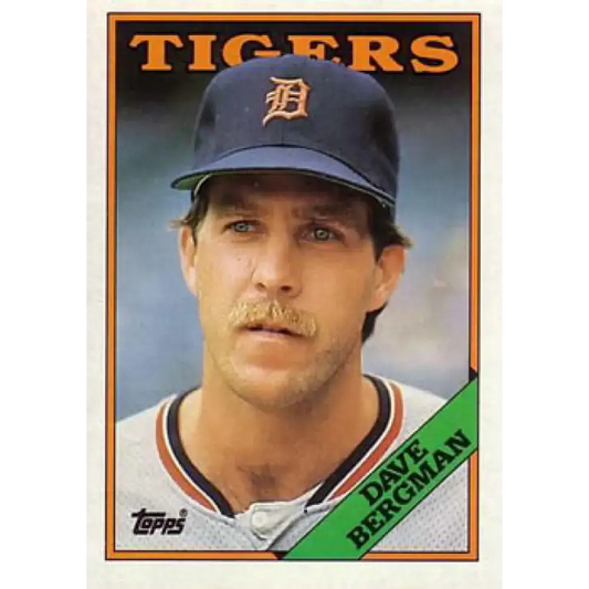 1988 Topps #289 Dave Bergman NM-MT Detroit Tigers Baseball Card