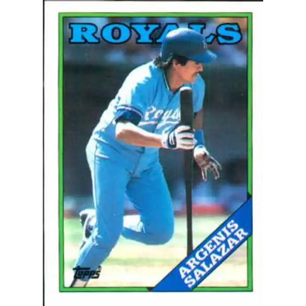 1988 Topps #29 Angel Salazar NM-MT Kansas City Royals Baseball Card - Baseball Card Single