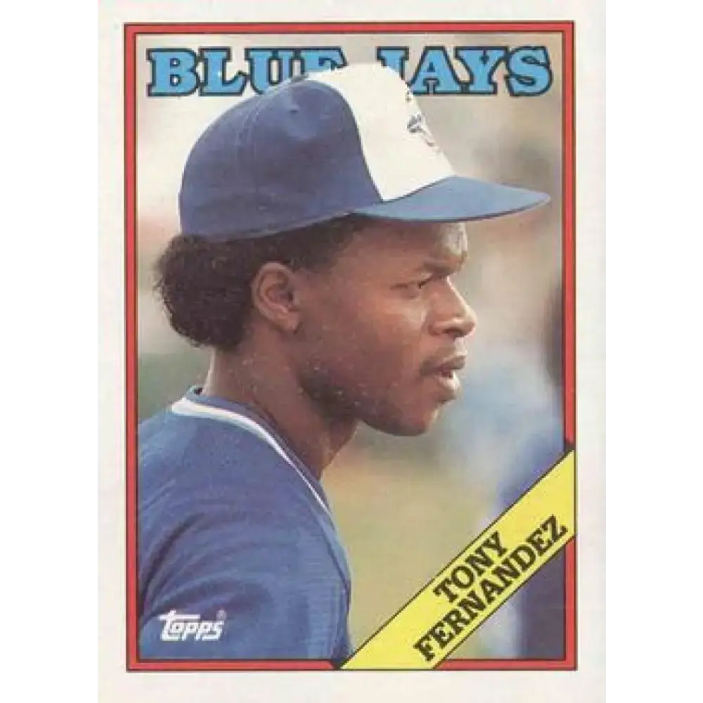 1988 Topps #290 Tony Fernandez NM-MT Toronto Blue Jays Baseball Card - Baseball Card Single