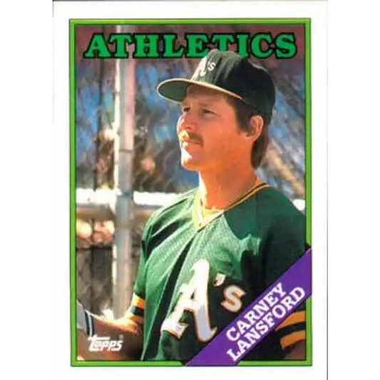 1988 Topps #292 Carney Lansford NM-MT Oakland Athletics Baseball Card
