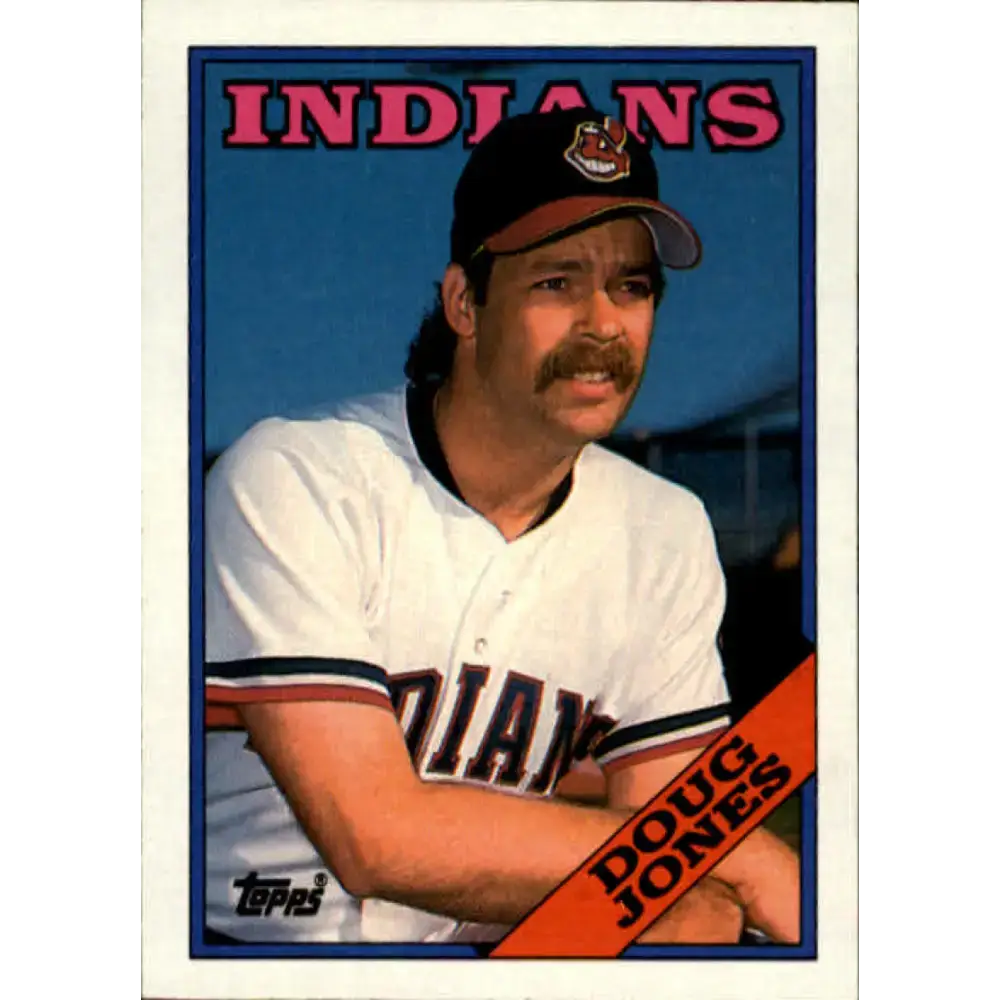 1988 Topps #293 Doug Jones NM-MT RC Rookie Cleveland Indians Baseball Card - Baseball Card Single