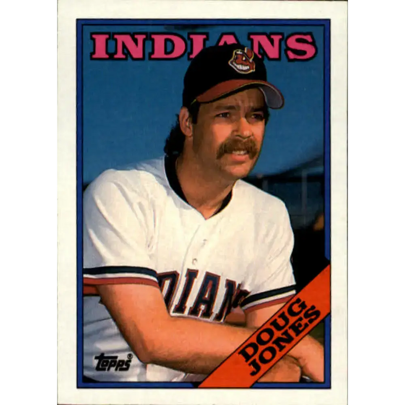 1988 Topps #293 Doug Jones NM-MT RC Rookie Cleveland Indians Baseball Card - Baseball Card Single