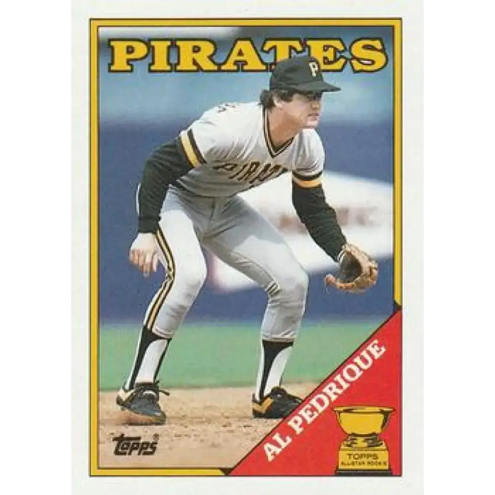 1988 Topps #294 Al Pedrique NM-MT Pittsburgh Pirates Baseball Card - Baseball Card Single