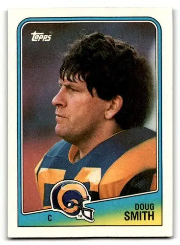 Doug Smith Los Angeles Rams football card from 1988 Topps #294 in EX/NM condition
